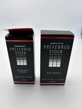 Preferred Stock Cologne 3.4 oz + Cologne Spray 1.7 oz- Black Packaging
